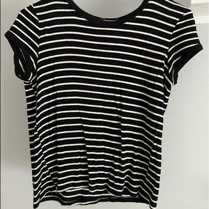 Black and White Striped T-shirt